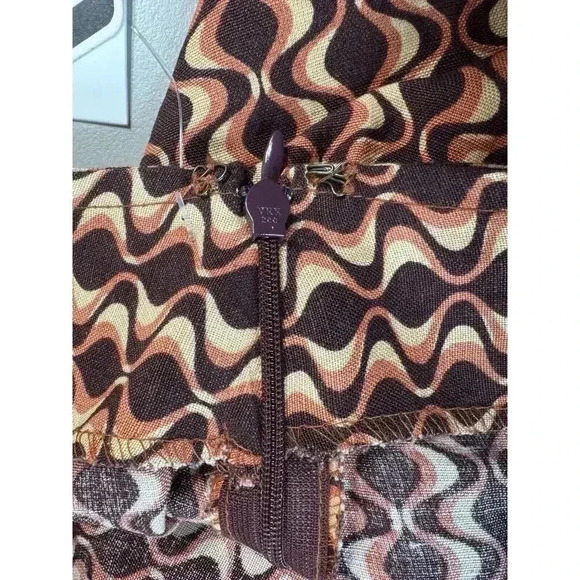 RVCA NWT Women’s Drip High Waisted Pants Size 29 Retro 70s Side Zip Flared Leg - Picture 6 of 16